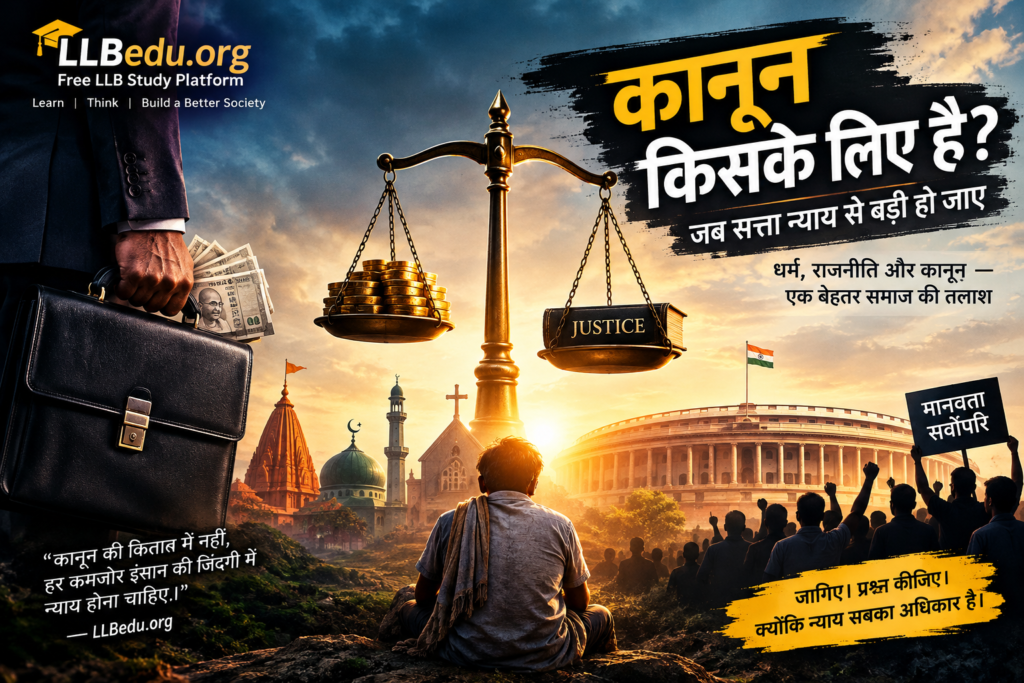 is law for poor or tool for rich?